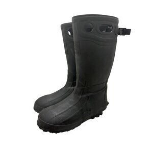 ITASCA Men's Swampwalker Sz 10 Black Waterproof Steel Toe Work Hunting Boot